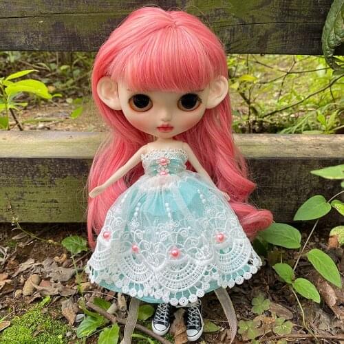 Blyth Doll Princess Dress, Vintage court Outfits for Blyth Azone OB23 OB24 1/6 doll accessories