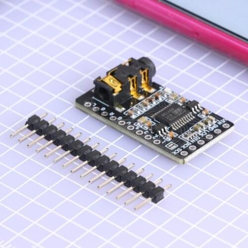 PCM5102 DAC Decoder Rechargeable Portable Speaker 3.5mm Stereo I2S Interface Player Wireless Module for Raspberry Pi