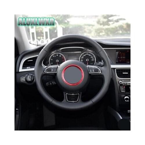 Decorative Circle Sequins Bright Interior Refit Stickers Car-styling for Audi A1 A3 S3 A4 A5 S5 A7 S7 Q3 Q5 TT Steering Wheel