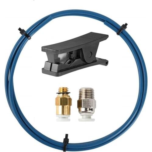 For Capricorn PTFE Bowden Tubing XS Series 1M and Tube Cutter for 3D Printer 1.75mm Filament with PC4-M6 and PC4-M10 Fitting