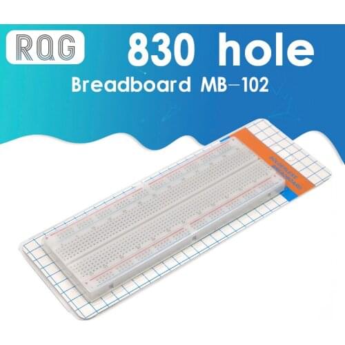 SHIPPING 1pcs Breadboard 830 Point PCB Board MB-102 MB102 Test Develop DIY kit nodemcu raspberri pi 2 lcd High Frequency