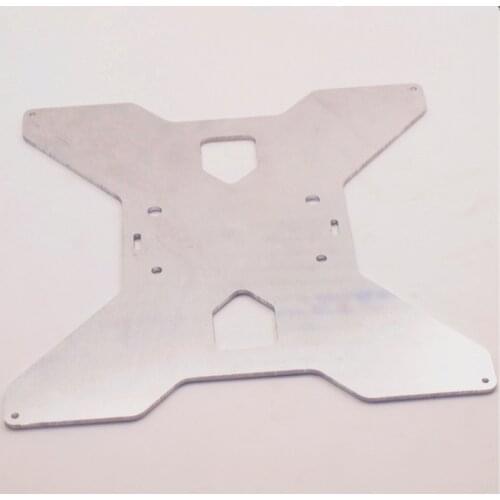 Funssor aluminum heatbed support Aluminum Y Carriage Plate Upgrade for HE3D/ Tarantula 3D Printer metal Y carriage plate