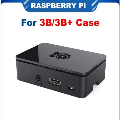 ITINIT R450 Raspberry Pi 3 Model B ABS Case Black Box Plastic Cover Protection Shell for Raspberry Pi 3 Model B+ / 3B Pi 3s