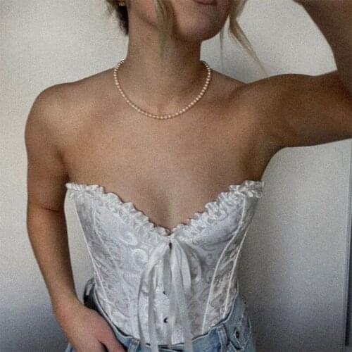 Sexy Womens Lace Up Corsets Tops Boned Waist Body Shaping Slimming Waist Bustiers Clothing Underwear