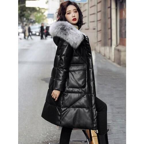 LOKEDIKE Women's Parkas With Fur