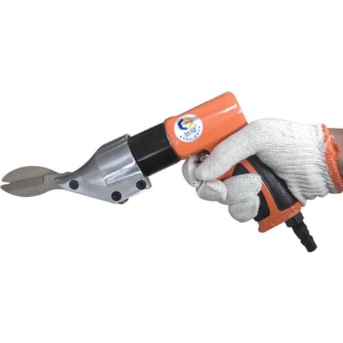 Straight metal pneumatic screen shears, straight shank and L-shaped shears can cut iron/aluminum/stainless steel plates
