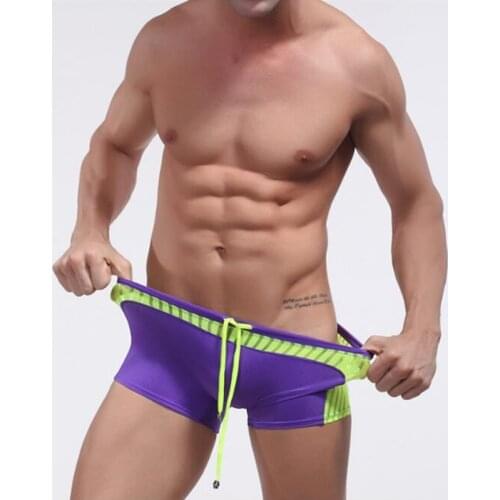 Male Netting Patchwork Beach Trunks Men Hot Spring Beachwear Mens Boxer Shorts Casual Bermudas Beach Shorts