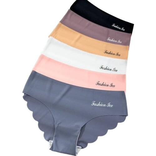 3Pcs/lot Seamless Womens Panties Set Underwear Female Comfort Panties Solid Low-Rise Briefs Women Underpants Lingerie Dropship