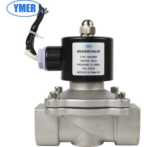 Stainless steel normally closed solenoid valve,AC220V,DC24V for water steam supply system in valves dn15 dn20 dn25
