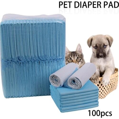 100Ps/lot Pet Diapers Super Absorbent Pet Dog Training Urine Pad Diapers for Puppy Dogs Cleaning Deodorant Diapers Pet Supplies