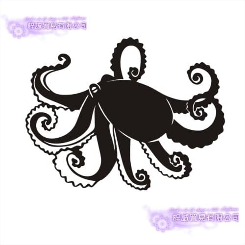 Fishing Sticker Car Fish Octopus Decal Angling Hooks Tackle Shop Posters Vinyl Wall Decals Hunter Decor Mural Sticker