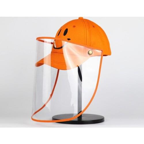 Unisex Boy And Girl Visors Caps Removable Protective Disinfectable Safe Anti Dust Outdoor Hat Windproof Visor Protective Caps