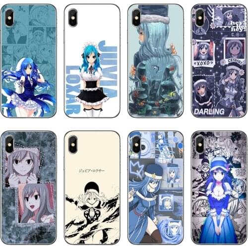 Juvia Lockser Fairy Tail Silicone Phone Case For Xiaomi Mi 11 Note 10 10T 9 9T 8 Pro A2 Lite A3 A1 Poco F1 F2 M3 X3 NFC
