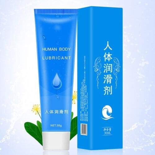Silicon Based Lubricant Anal Grease for Sex Gel Vagina Lubrication Oil Based Lube 30ml Sexual Silk Touch Gay Couples Sex Toys