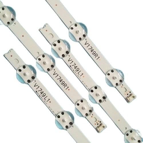 LED TV Illumination Part Replacement For LG 49LJ617T-TB 49LJ617V-TB 49LJ622V-ZC LED Bar Backlight Strip Line Ruler V1749L1 2862A
