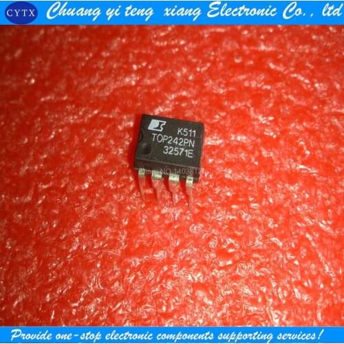 TOP242PN DIP-7 PMIC - AC-DC 2pcs/lot