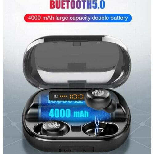 V11 TWS Wireless Bluetooth 5.0 In-ear Earphones Stereo Waterproof Sports Earbuds