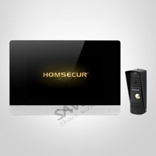 HOMSECUR AHD Video Door Entry Security Intercom with 1.3MP Waterproof Camera BC011HD-C/B+BM716HD-S/BM114HD-S