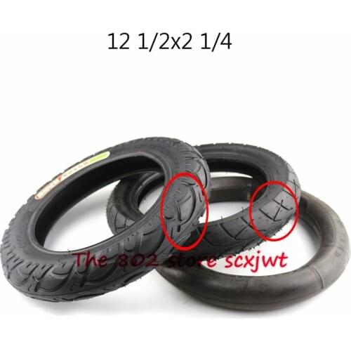 High quality 12 1/2 X 2 1/4 inner and outer tire 12 1/2*2 1/4 tube tyre fits Many Gas Electric Scooters and e-Bike