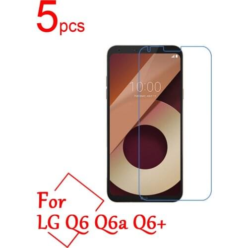 5pcs Ultra Clear/Matte/Nano Anti-Explosion LCD Screen Protector Film Cover For LG Q6 Q6a Q6+ plus M700 5.5' Protective Film