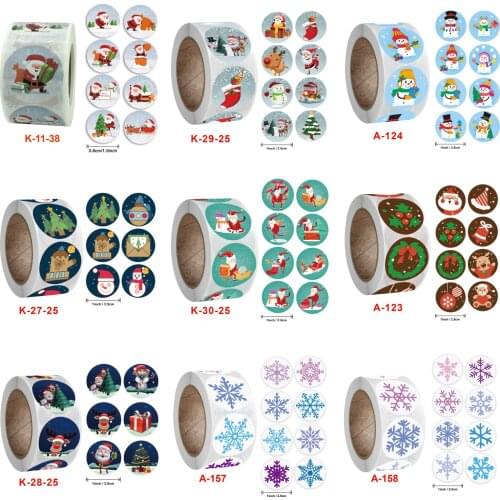 500pcs Christmas Halloween Ghost Bat Stickers Self Adhesive Label Paper Candy Bags Stickers Package Seal Gift Packaging Sealing