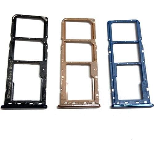 For Samsung Galaxy A7 A9 2018 A750 A750F A920 A920F Dual SIM Card Tray Slot Holder SD Socket