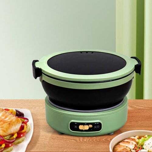 Electric Foldable Cooking Pot Hot Pot Portable Multi-cooker Travel Rice Cooker Split Type Food Cooking Mahine 1L 220V