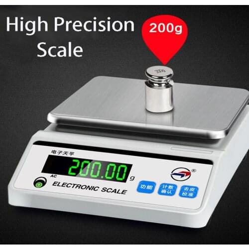Electronic Balance Scale Precision Square Plate 5KG Accuracy 0.1KG High Precision Electronic Scale Hld-tp