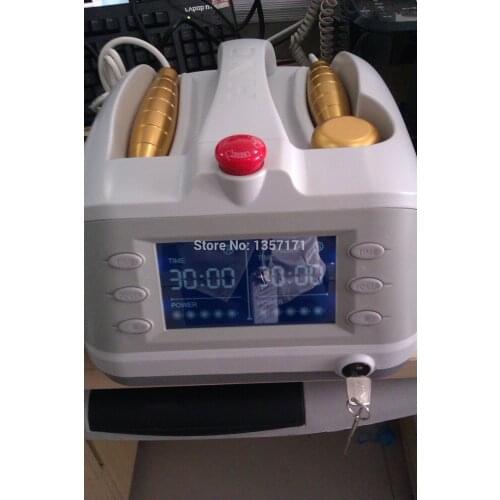 China factory SOFT LASER THERAPY INSTRUMENT with 650nm and 808nm and 2 probes for the PAIN RELIEF THERAPY, SPORT INJURIES