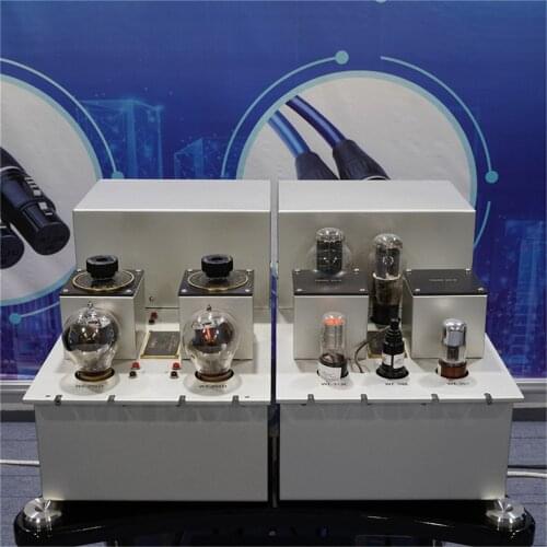 Line Magnetic LM-44 Vacuum tube Preamplifier Retro Preamplifiers 300B X 1/ 5U4 X1/313 X 1/6J7 X 1/ 6X5 X1 tube WE Copy