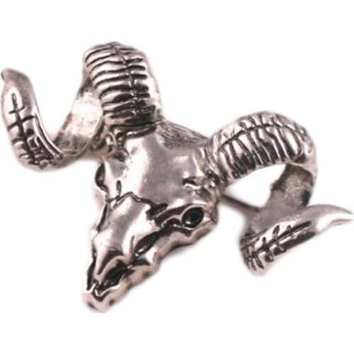 Arrival Special Offer Plated Trendy Brooches Sheep Brooch Men And Retro Corsage Personalized Claw Skull Fashion Pin