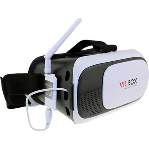 Virtual Reality Goggles Cardboard headset 3D Glass VR box+ Mini 5.8G FPV Receiver UVC Video Downlink OTG VR Android Phone