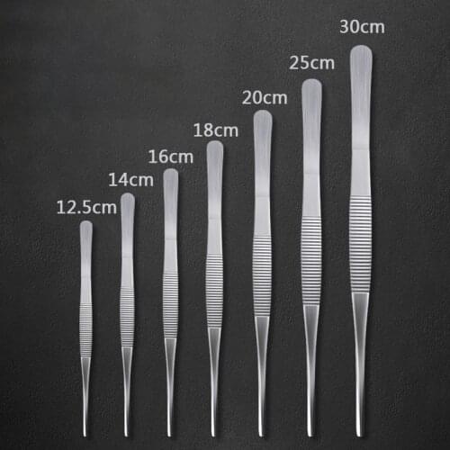 Multi-size Tweezers Tool High-precision Stainless Steel Material Cotton Doll Filling Clip Lengthened Thickened Water Plant Tool