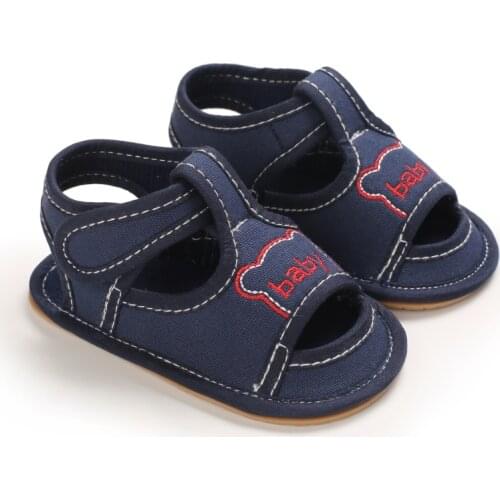 Infant Baby Girls boys Canvas Shoes Cartoon Letter Soft Bottom Anti-slip prewalker 0-18M First Walkers Shoes Ins