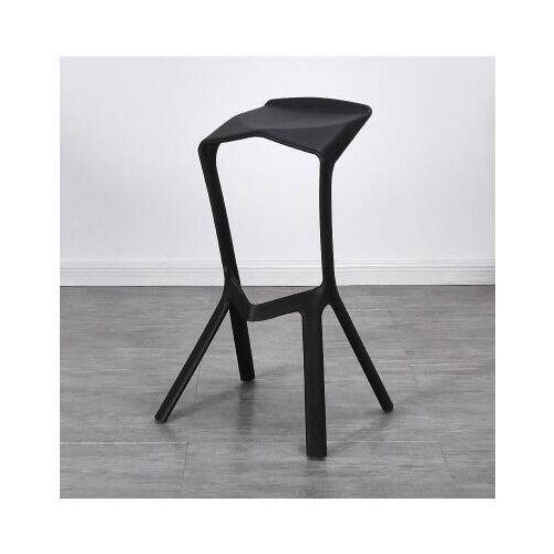 Simple modern bar chair Nordic casual plastic bar stool creative personality designer shark mouth high chair .0