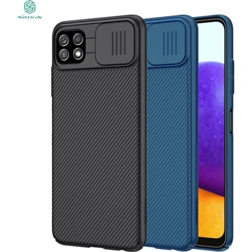 For Samsung Galaxy A22 4G/LTE Case Cover NILLKIN Slide Cover Camera Protection Case For Samsung Galaxy A22 4G/LTE Anti-skid
