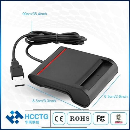 ISO 7816 Class A, B C With USB2.0 Interface Thailand ID Smart Card Reader DCR30