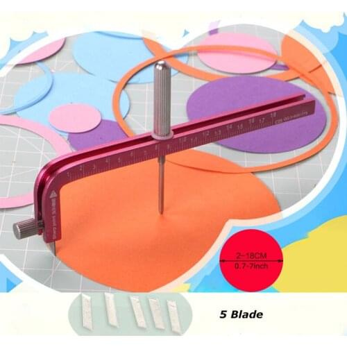 Rotating Knife DIY Circle Cutting Tools，Circle Cutter Rotary Cutter To Cut Circles In Paper/Photo/EVA Foam/Plastic Film Art Tool