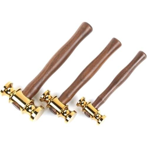 All is Hammer 18K gold coated Solid Brass hammer Mallet Hand Tools Gavel Leather Craft Tool Judge harmmer 3 sizes available