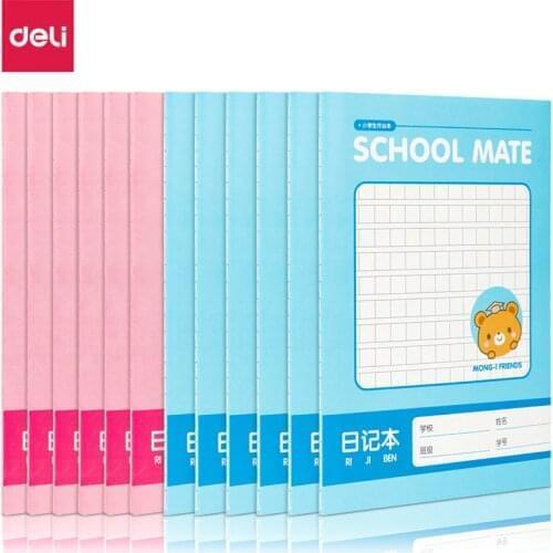 Deli FA530 30sheets Notebook Cartoon Cute Lovely Journal Diary Planner Diary Sketchbook School Office Stationery Art Supplies