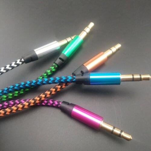 1 meter 3.5 mm male to male jack car audio cable FOR Mazda 2 3 5 6 CX5 CX7 CX9 Atenza Axela