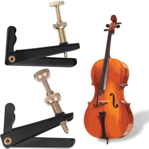 1pc 1/2 4/4 Cello Fine Tuner Golden Screw Musical Instrument Accessories