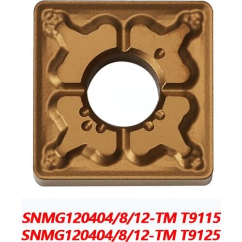 100% Original SNMG SNMG120404/8/12-TM T9115 SNMG120404/8/12-TM T9125 Carbide Insert Blades Imported From Japan High Quality CNC
