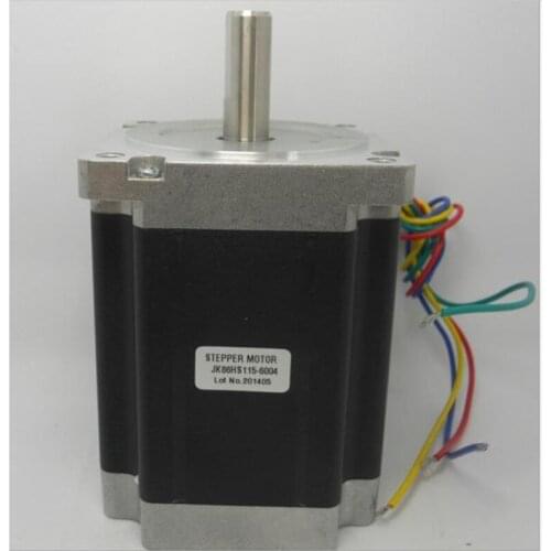 3pcs Nema34 Stepper Motor JK86HS115-6004 single shaft 8.7N.m (1232 oz/in) 6A motor length 115mm CNC Engraving