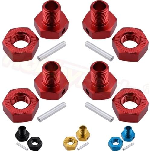 Aluminum 17mm Hex Wheel Hubs EA1015 for JLB Racing CHEETAH 1/10 Brushless RC Car Monster Truck Spare Parts