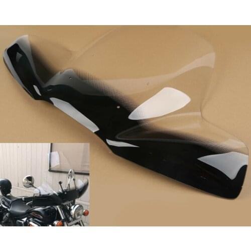 Motorcycle Large Windshield For Kawasaki ATV VN 500 750 800 900 1500 1600 1700 Vulcan Honda Yamaha Kawasaki Harley Polaris