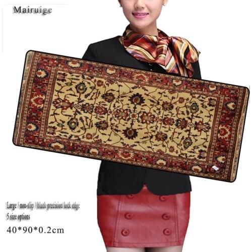 Mairuige Shop Large Persian Carpet Mouse Pad Speed Locking Edge Keyboards Mat Rubber Gaming Mousepad Desk Mat for Cs Go