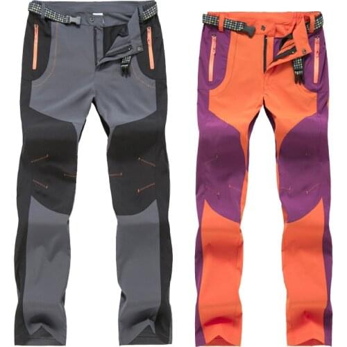 4XL Large Size Men Womens Loose Thin Stretch Quick Dry Pants Summer Outdoor Climbing Riding Fishing Breathable Sports Trousers