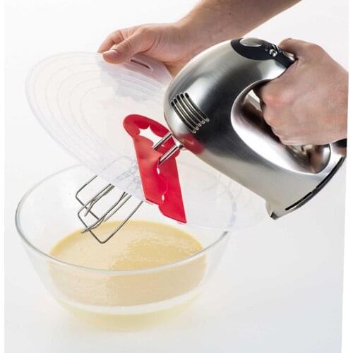 Splash-proof cover for whisk, plastic stirring cover, kitchen baking utensils