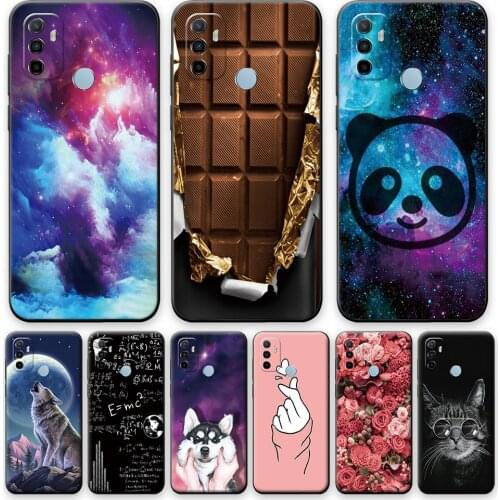 Case For OPPO A53 2020 Case OPPO A53S 2020 Soft Silicone Back Cover For OPPO A32 6.5" Cute Panda Phone Case OPPO A53 2020 Fundas